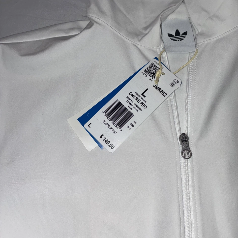 Adidas Originales Pro Tenis Vestido Pantalones Cortos Golf Conjunto Para Mujer’s L Blanco Y Verde Foto 4 de 4