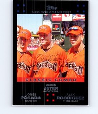 2007 Topps Updates & Highlights ClassicCombo Derek Jeter / Alex Rodriguez #UH278