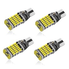 4PCS 921 LED Reverse Light Bulb, Brake Light 921 LED Bulb T15 4014 45SMD White