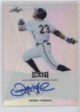 2014 Leaf Metal Draft Silver Prismatic Derek Fisher #BA-DFI Auto qw7