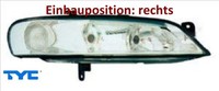 TYC 20-5749-18-2 Hauptscheinwerfer Rechts Scheinwerfer Frontscheinwerfer