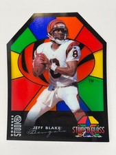 1997 Donruss Studio Stained Glass Stars 8x10 JEFF BLAKE 0815/1000