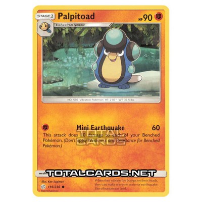 Pokemon - Sonne & Mond - Kosmische Finsternis - Palpitoad - 116/236
