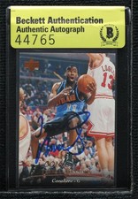 BAS 1995-96 Upper Deck Terrell Brandon #46 Authentic Auto 3c7