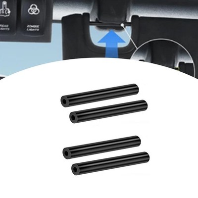 4* Sun Visor Black Repair Kit RH & LH Sun Visor For Jeep Wrangler JKU JK 07-17 W