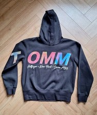 Tommy Hilfiger Hooded Top Hoodie Blue Girls Age 14 Pullover