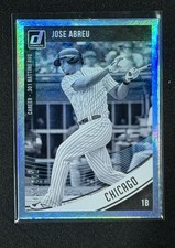 2018 Panini Donruss José Abreu #86 Career Stat Line Black & White Variation /301