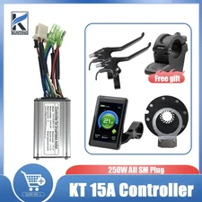 15A Electric Bicycle Controller with LCD Display and Thumb Throttle Combination 