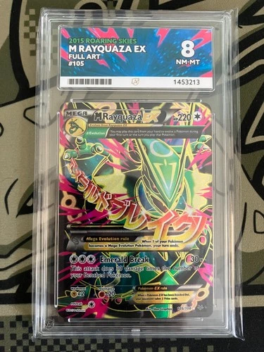 Pokémon TCG - Mega M Rayquaza EX 105/108 Roaring Skies Full Art - ACE 8