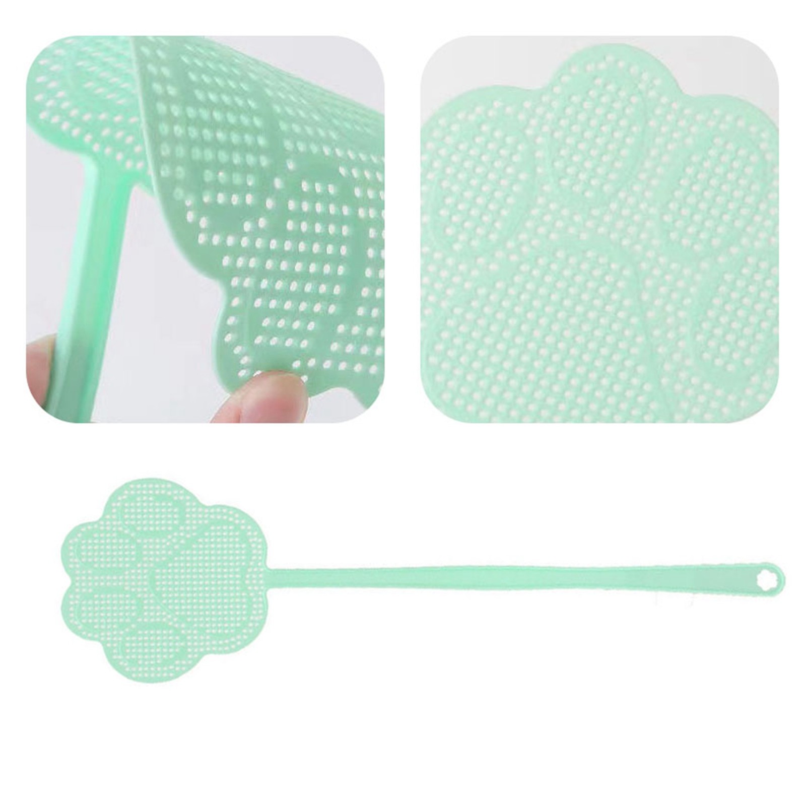 Fly Swatter Cute Bear Shape Lengthened Thickened Manual Fly Killer Summer