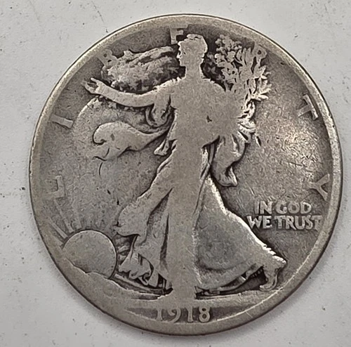 《SILVER》1918-D  Walking Liberty Half Dollar  *GREAT WAY TO BUY SILVER!!