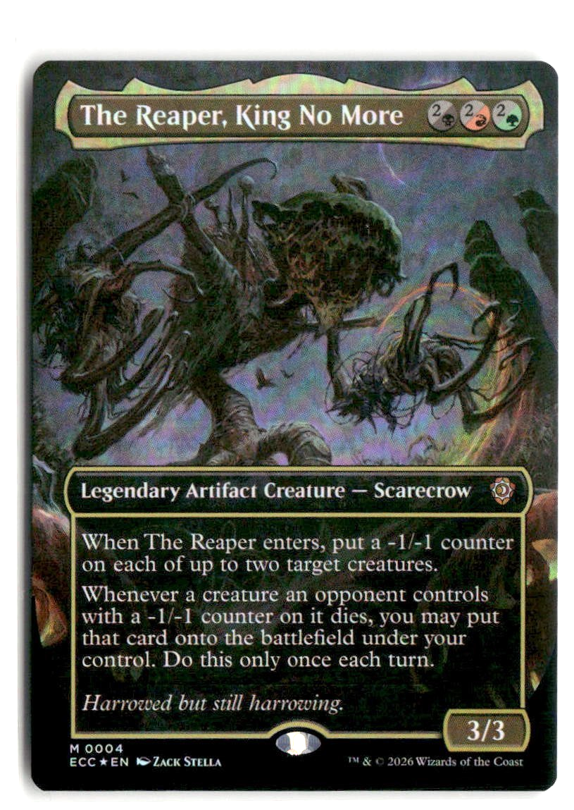 The Reaper, King No More Borderless FOIL Commander Lorwyn Eclipsed