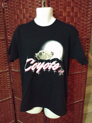 Vintage PBR Professional Bull Riders T Shirt Coyote Adult Large Y2K Cowboy