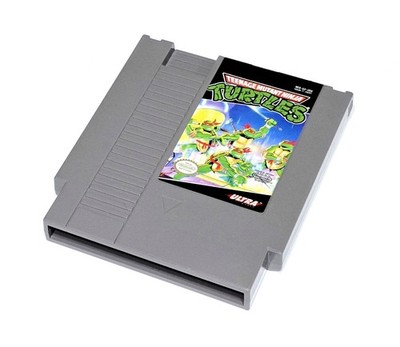 TEENAGE MUTANT NINJA TURTLES (Nintendo NES, 1989) Game Cart, Cleaned & Tested 