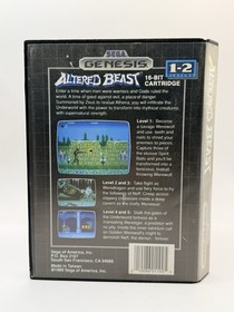 ALTERED BEAST SEGA GENESIS GAME ~ COMPLETE ~