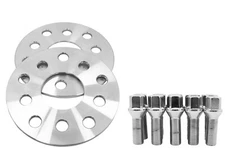 2 PC BMW 5X120 WHEEL SPACERS 5MM + CHROME EXTENDED LUG BOLTS 12X1.5