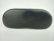 Ray-Ban Eyeglasses Case Hard Shell Black Sunglasses Clamshell Travel Carrier