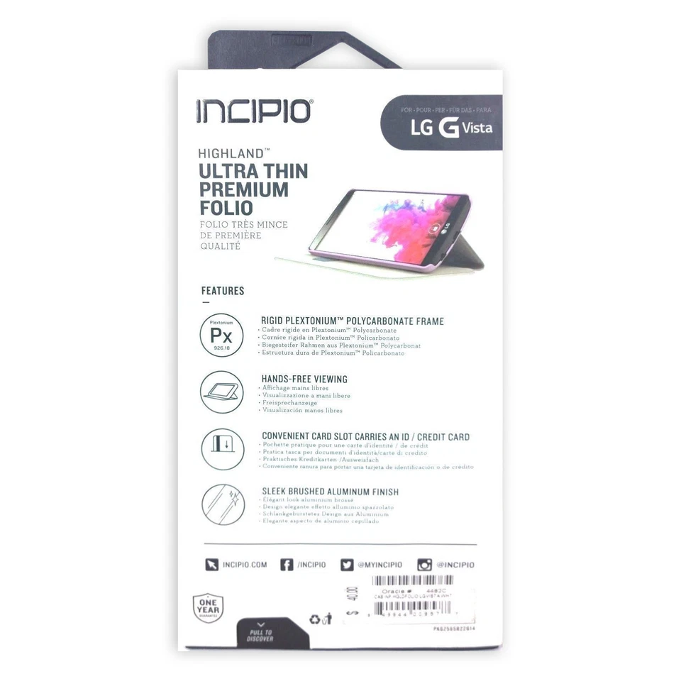 Incipio Highland Series Premium Hard Shell Folio Credit Card Case for LG G Vista - Image 2 of 4
