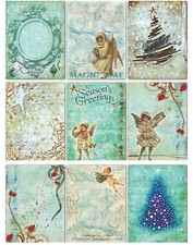 Christmas tags, Xmas cards, junk journal cards, scrapbooking cards, gift tags