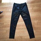 Target Black Gold Dust Snake Skin Leggings Xhilaration Medium punk goblincore — photo 7