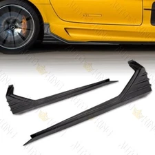 BLACK 30.6" MP-STYLE SIDE SKIRT ROCKER SPLITTERS WINGLET WINGS CANARD DIFFUSER