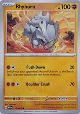 111/165 RHYHORN | COMMON | SCARLET & VIOLET 151 POKEMON CARD