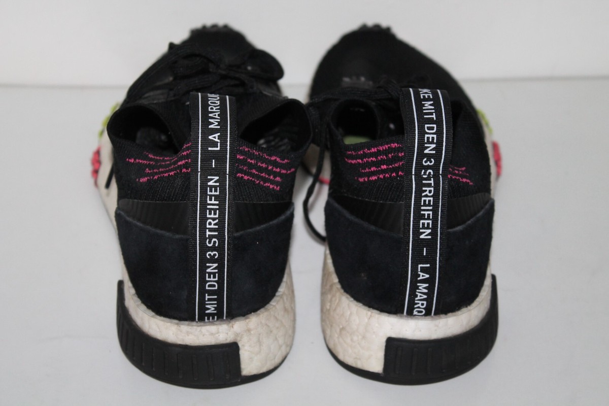 Adidas NMD Racer PK Primeknit Running Shoes, #CQ2441, Black 