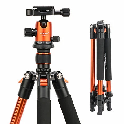 Zomei Q555 Orange ball Head Photo Station One Stop portable Canon Nikon camera - Photo 1/4