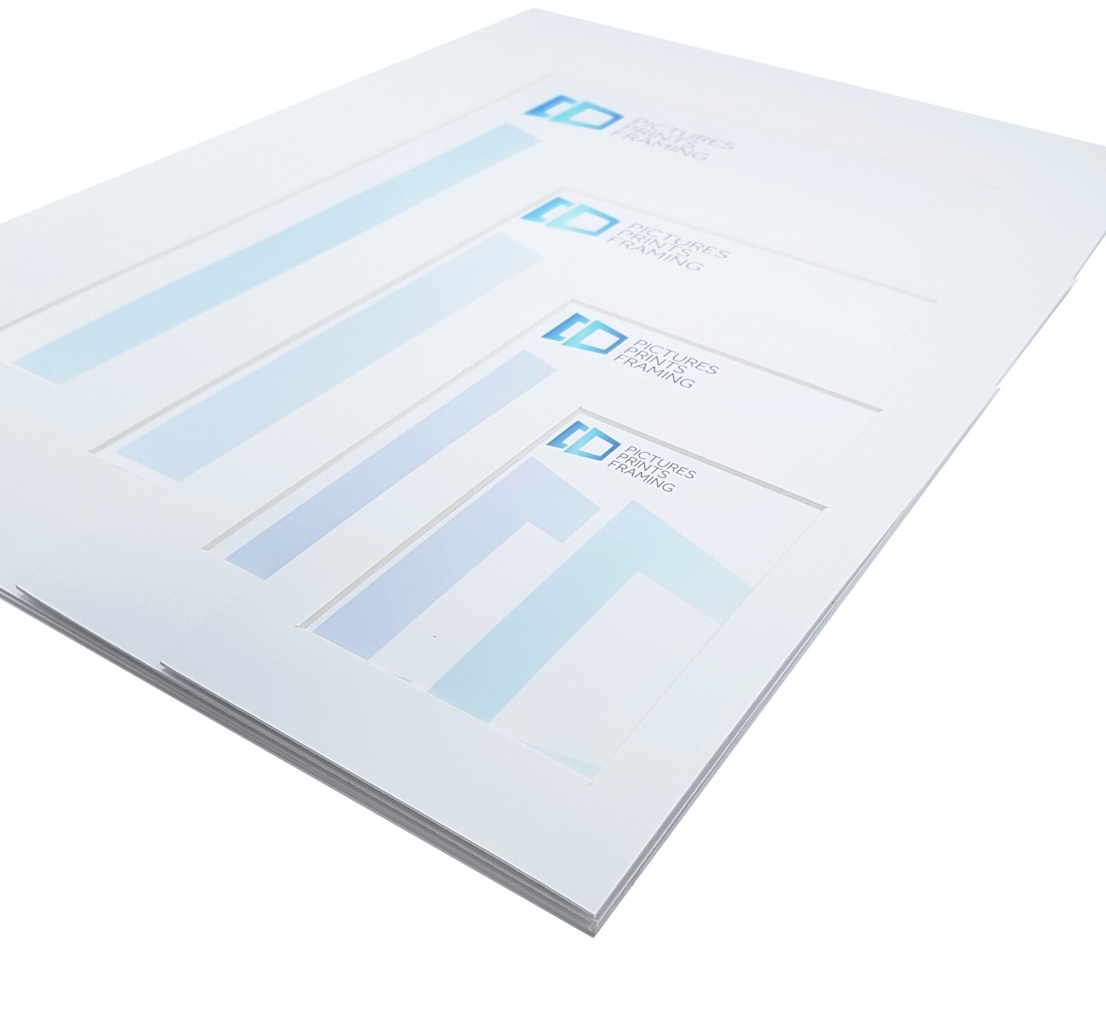 White Photo/ Picture Mount sizes 40x50cm to 80x100cm Fit 20x30cm to A1