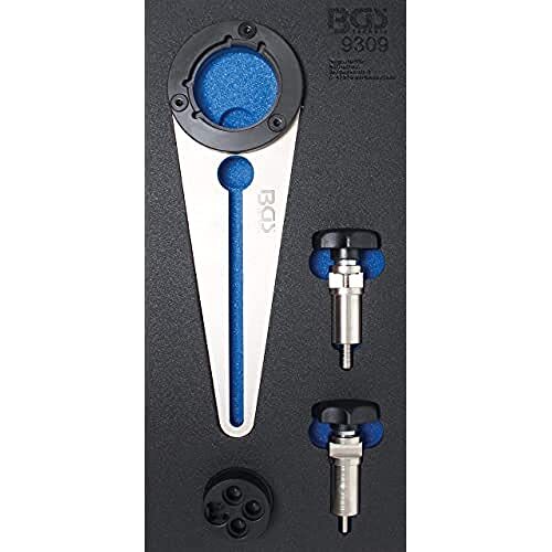 Bandeja para carro 1/3: Juego de herramientas de bloqueo y giro para poleas de c