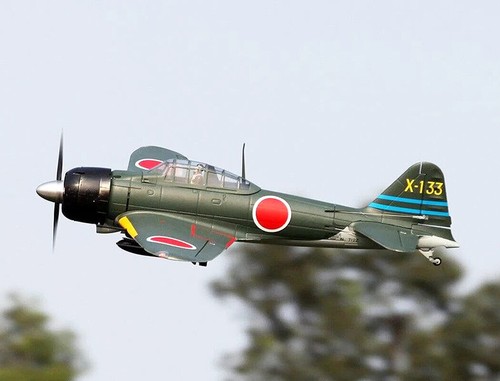 FMS Mitsubishi A6M3 (1400mm) ARTF (no Tx/Rx/Batt) RC Model Warbird Plane - Picture 4 of 10
