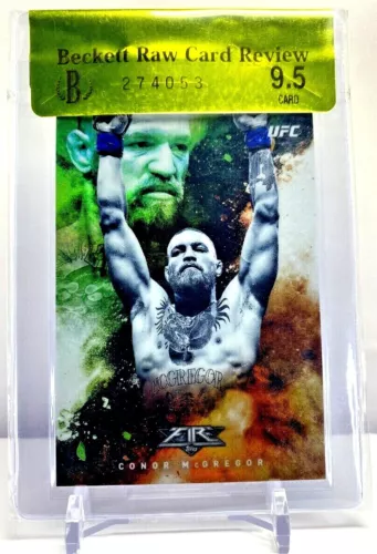 2017 Topps Fire UFC Fired Up Color Blast #'d /99 Conor McGregor BGS 9.5 RAW