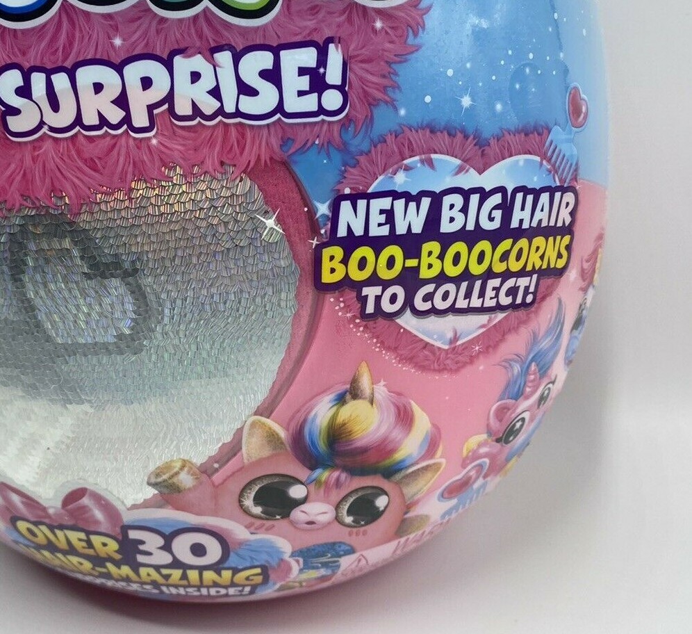 Rainbocorns Big Hair Surprise Kitten - 30+ Surprise Plush Toy With Hair Accessories & Collectibles