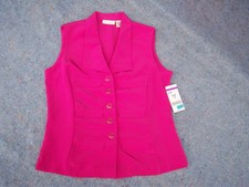 Mosaic By Sears Vest Women's Size 10 Nwt