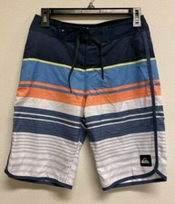 Quiksilver Big Boys' Eye Scallop Kids 19 Swim Trunks Tarmac Size 27 -