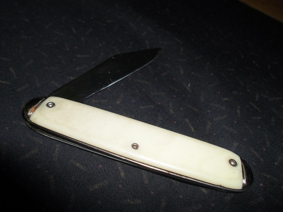 Vintage Planters Mr. Peanut pocket knife single blade U.S.A. UNIQUE old