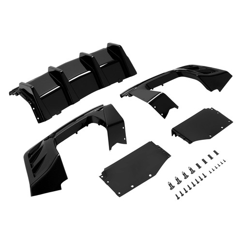 Fits 2016-2024 CHEVY CAMARO SS LT1 LS Rear Bumper Lip Diffuser Glossy ...