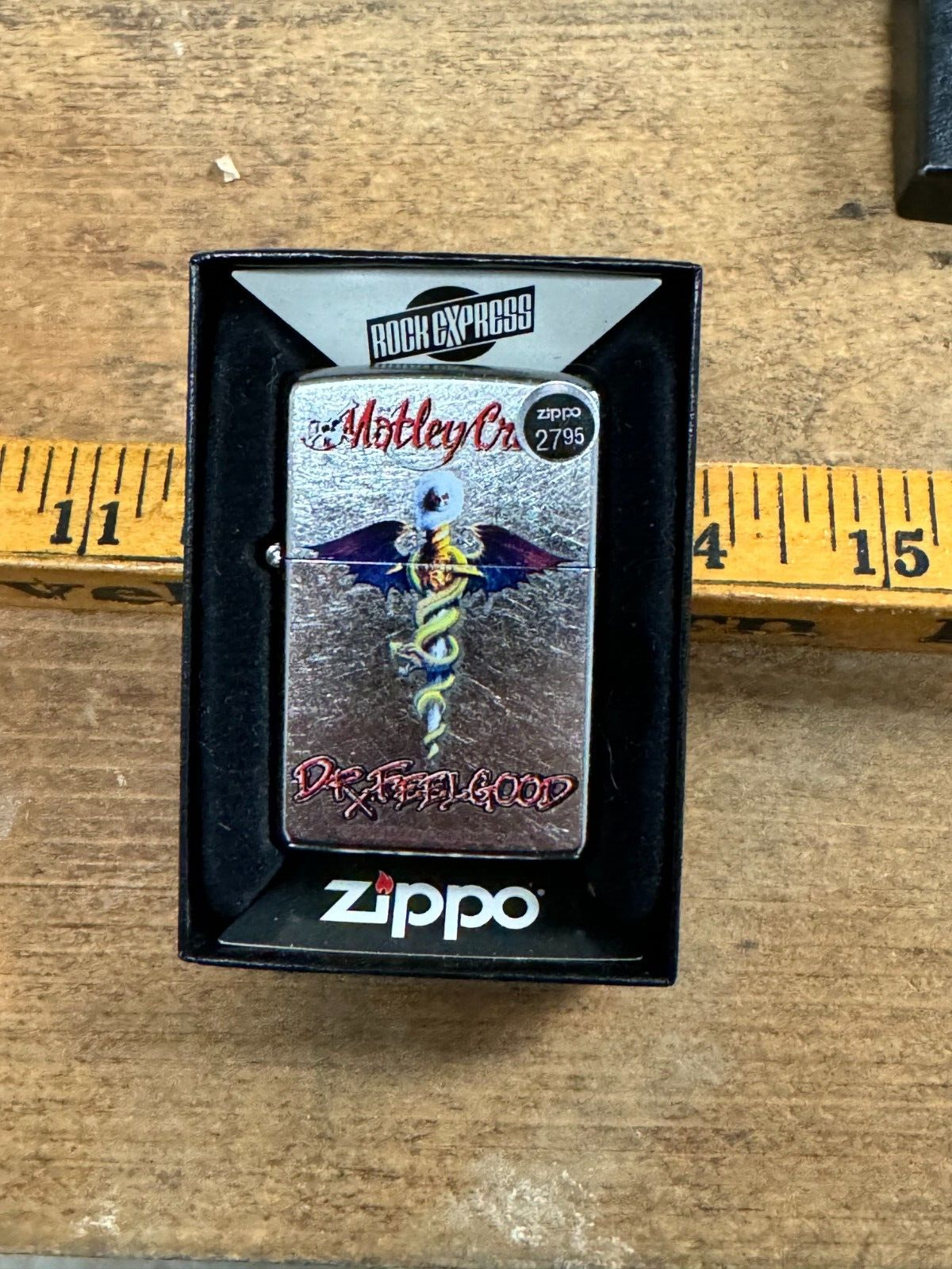 2008 Motley Crew Dr Feelgood Zippo Lighter