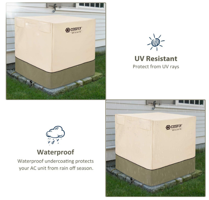 Air Conditioner Cover for Outside Units-Durable AC Cover 36 x 36 x 39 inches