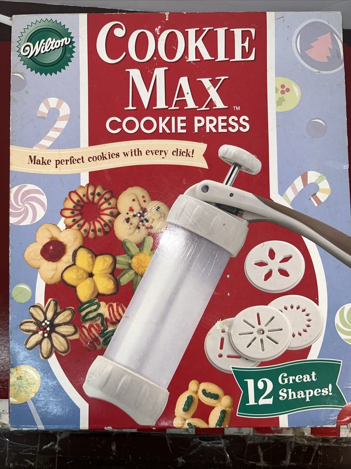 Prensa de galletas Wilton Cookie Max 12 formas discos 2104-4021 nueva caja sellada Foto 2 de 4