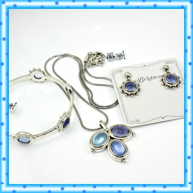 Brighton Jules Colgante Collar Pendientes Brazalete Pulsera Conjunto Nuevo con Etiquetas Bolsa $248 Nuevo con Etiquetas Foto 2 de 4