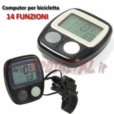 CONTAKILOMETRO DIGITALE UNIVERSALE BICICLETTA COMPUTER BICI BIKE VELOCITA GPS