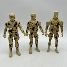 1974 Greenbrier International Toys Military Special Forces Soldiers 5” Set Of 3