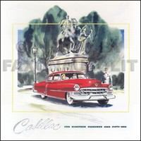 1951 Cadillac VerkaufsbroschüRe Series 61 62 60 Special Fleetwood 75 Deville