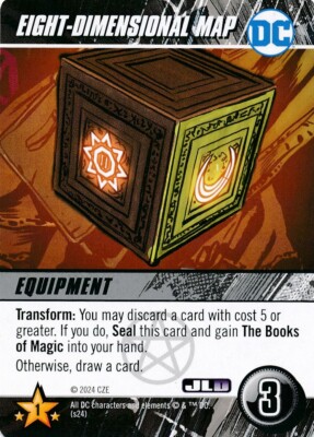 EIGHT-DIMENSIONAL MAP DC Comics Deck Building Game card JUSTICE LEAGUE DARK