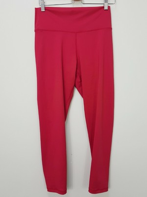 ECHT Womens Size XL or 14 Raspberry Red Scrunch Leggings