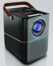 Portable Handle All In One Projector Fcoreey 720p HiFi Stereo Audio New