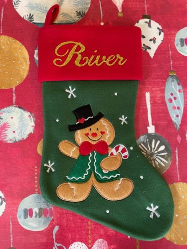 Luxury Personalised Christmas Stocking - Embroidered or Printed - Xmas Sock - Picture 12 of 21