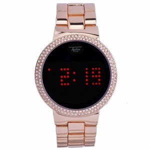 rose gold touch screen watch