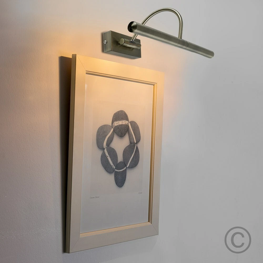 Mains Powered Adjustable Twin Picture Indoor Wall Lights
